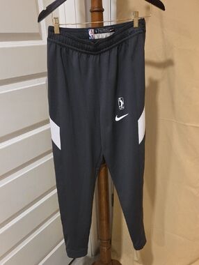 Nike Men's Grey Breakaway Joggers with White Accents